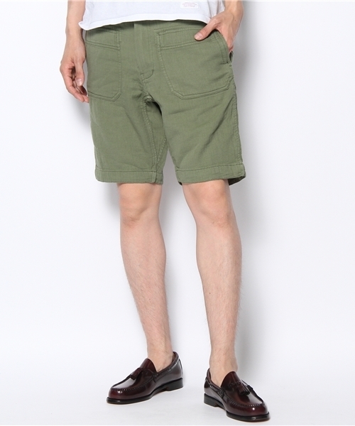 coen(コーエン)の「ダブルガーゼショーツ(その他パンツ・メンズ・イエロー/ネイビー/オリーブ・MEDIUM/LARGE/X-LARGE/SMALL)」の1枚目の写真