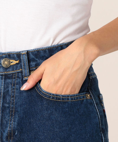 SOMETHING(サムシング)の「【SOMETHING/サムシング】W-FRONT ROOMY SLIM(デニムパンツ・レディース・サックスブルー/ブルー・S/M/L)」の8枚目の写真