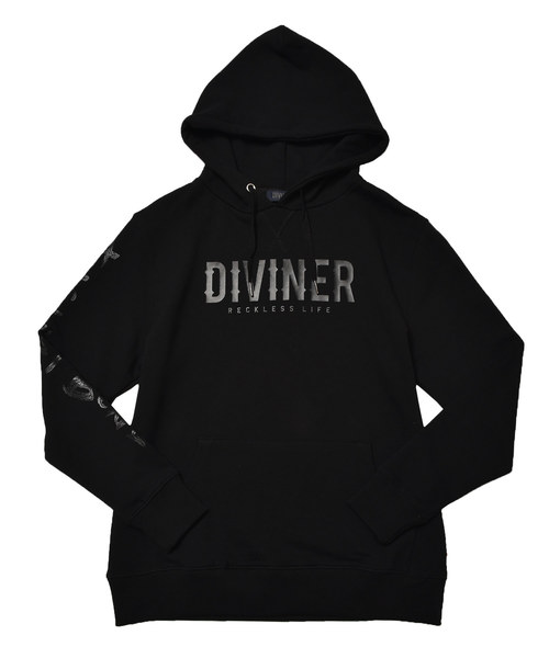 JOKER(ジョーカー)の「裏毛袖プリントプルパーカー(パーカー・メンズ・ホワイト/ブラック/杢グレー・M/L/XL/XXL)」の9枚目の写真