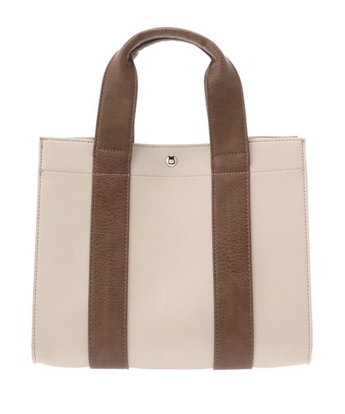 AMERICAN HOLIC（アメリカンホリック）の「スクエアトート（トートバッグ・レディース・ブラック/オフホワイト/シルバー/ベージュ系その他/シルバー系その他2・FREE）」の7枚目の写真