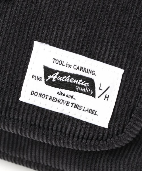 niko and...（ニコアンド）の「コーデュロイウエストバッグ（ボディバッグ/ウエストポーチ・メンズ・ブラック/ベージュ/ブルー・0）」の12枚目の写真