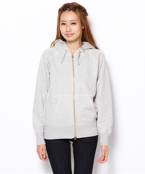 SHIPS for women（シップスフォーウィメン）の「ORCIVAL:フレンチ ジップ（パーカー・レディース・ライトグレー/ネイビー・ONE SIZE）」の3枚目の写真