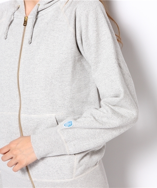 SHIPS for women（シップスフォーウィメン）の「ORCIVAL:フレンチ ジップ（パーカー・レディース・ライトグレー/ネイビー・ONE SIZE）」の8枚目の写真