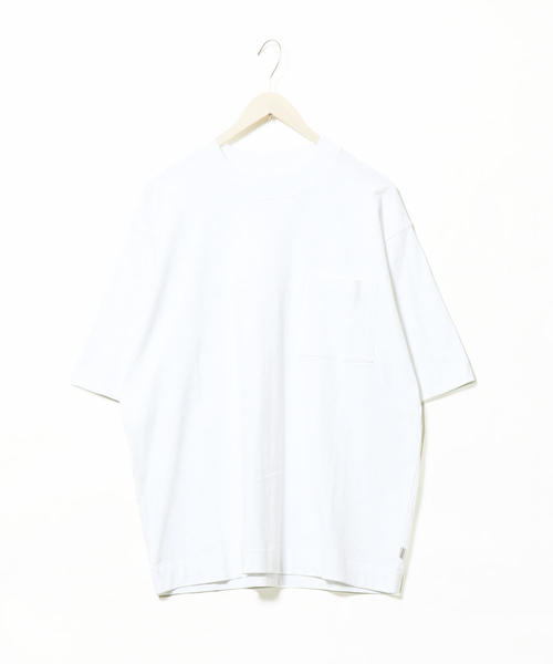 coen（コーエン）の「【GO OUT7月号掲載】USAコットンビッグシルエットクルーネックTシャツ①（Tシャツ/カットソー・メンズ・ホワイト・LARGE/SMALL/MEDIUM）」の2枚目の写真