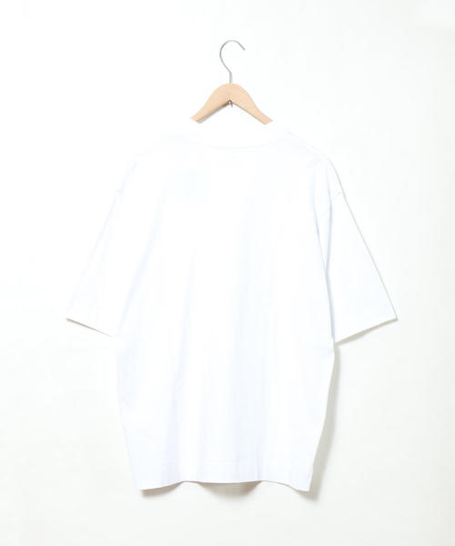 coen（コーエン）の「【GO OUT7月号掲載】USAコットンビッグシルエットクルーネックTシャツ①（Tシャツ/カットソー・メンズ・ホワイト・LARGE/SMALL/MEDIUM）」の3枚目の写真