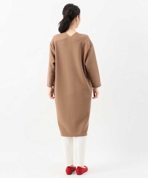 JOINT WORKS(ジョイントワークス)の「《追加》スムースチュニックワンピース(ワンピース・レディース・ブラック/キャメル・FREE)」の8枚目の写真