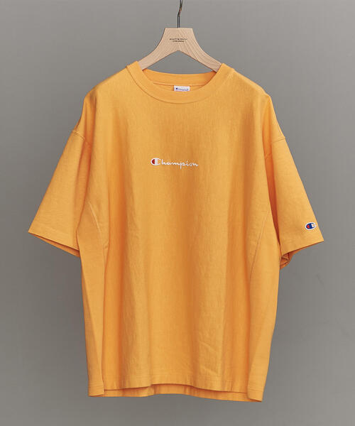 Champion(チャンピオン)の「【別注】 <CHAMPION(チャンピオン)> REVERSE WEAVE TEE/Tシャツ(Tシャツ/カットソー・メンズ・ターコイズブルー/オレンジ/パープル・L/XL/S/M)」の3枚目の写真