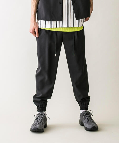 MONKEY TIME（モンキータイム）の「＜monkey time＞ PE/TRO DROP JOGGER/ジョガーパンツ（その他パンツ・メンズ・ブラック/オリーブ/グレー・M/XL/S/L）」の4枚目の写真