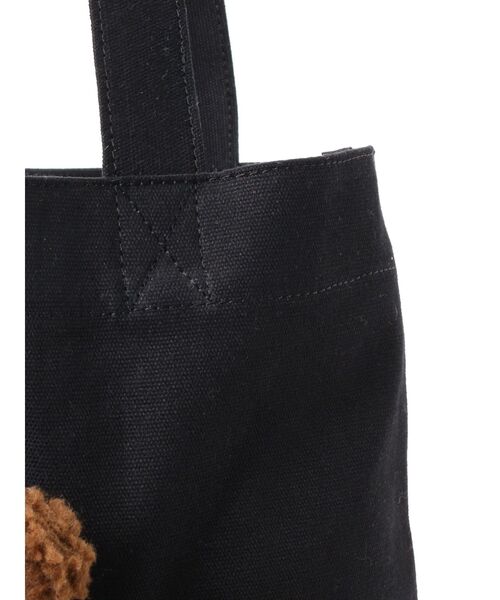 merry jenny（メリージェニー）の「Teddyキャンバスtote【アイボリーのみ】（トートバッグ・レディース・ブラック/アイボリー・FREE）」の11枚目の写真