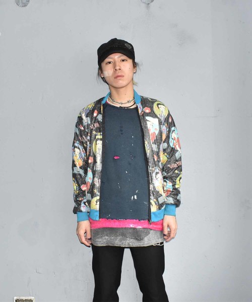 Betty Boop ベティ・ブープ ペーパーブルゾン ペーパージャケット VINTAGE（ヴィンテージ）の「【ヴィンテージ古着】90's BETTY