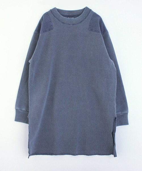 RNA-N（アールエヌエーエヌ）の「M1192 ミリタリーピグメントロングプルオーバー（Tシャツ/カットソー・レディース・カーキ/キナリ/ネイビー・MEDIUM）」の3枚目の写真