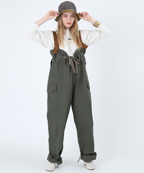 RNA-N（アールエヌエーエヌ）の「M1192 ミリタリーピグメントロングプルオーバー（Tシャツ/カットソー・レディース・カーキ/キナリ/ネイビー・MEDIUM）」の8枚目の写真