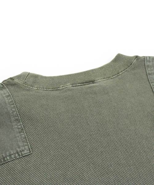 RNA-N（アールエヌエーエヌ）の「M1192 ミリタリーピグメントロングプルオーバー（Tシャツ/カットソー・レディース・カーキ/キナリ/ネイビー・MEDIUM）」の13枚目の写真