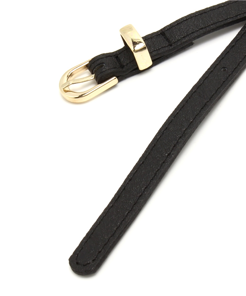 Chico（チコ）の「細カラーベルト（ベルト・レディース・ホワイト/ブラック/シルバー/レッド・FREE）」の5枚目の写真