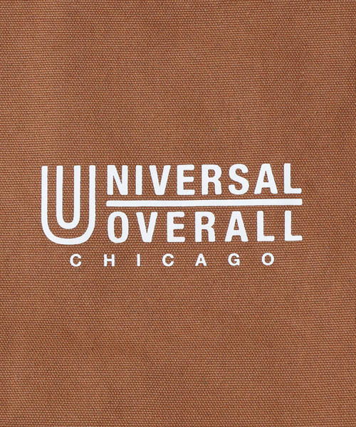 UNIVERSAL OVERALL(ユニバーサルオーバーオール)の「UNIVERSAL OVERALL(ユニバーサルオーバーオール)別注2WAYロゴトートバッグ(ブラウン⇒WEB限定カラー)(トートバッグ・メンズ・ナチュラル/ブラウン/ブラック・FREE)」の8枚目の写真