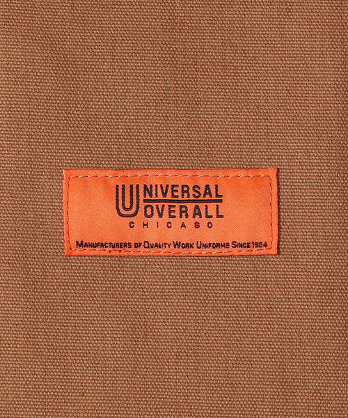 UNIVERSAL OVERALL(ユニバーサルオーバーオール)の「UNIVERSAL OVERALL(ユニバーサルオーバーオール)別注2WAYロゴトートバッグ(ブラウン⇒WEB限定カラー)(トートバッグ・メンズ・ナチュラル/ブラウン/ブラック・FREE)」の9枚目の写真