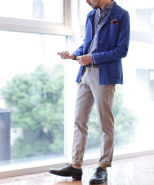 LARDINI ラルディーニ テーラードジャケット GARMENT DYED
