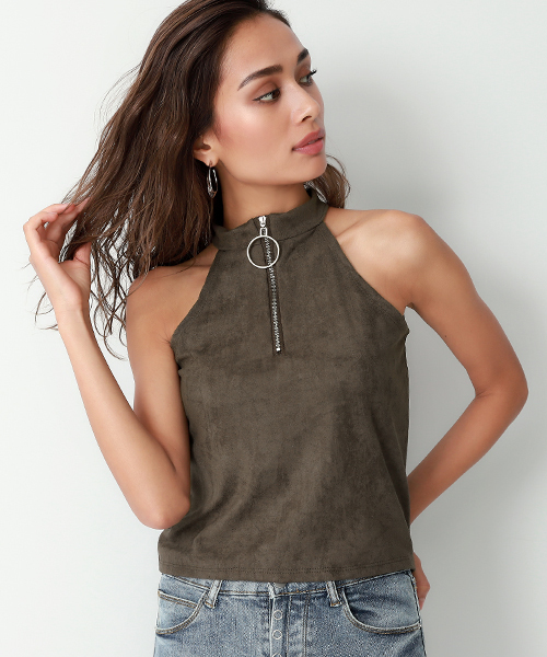 セール リングジップスエードアメスリトップス タンクトップ Anap アナップ のファッション通販 Zozotown