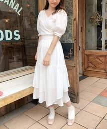 one after another NICE CLAUP | 前後2Wayコットンレースセットアップ(ワンピース)