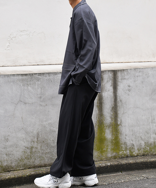 kutir（クティール）の「ポケットオープンカラーシャツ（シャツ/ブラウス・メンズ・ブラック/ベージュ/チャコールグレー/ライトベージュ・LARGE/MEDIUM）」の13枚目の写真