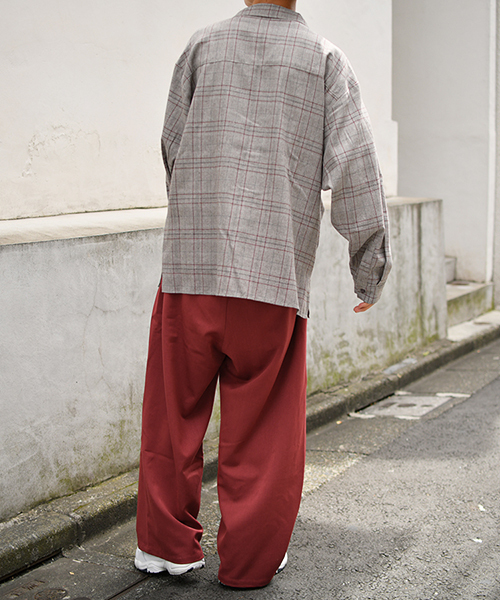 kutir（クティール）の「ポケットオープンカラーシャツ（シャツ/ブラウス・メンズ・ブラック/ベージュ/チャコールグレー/ライトベージュ・LARGE/MEDIUM）」の21枚目の写真