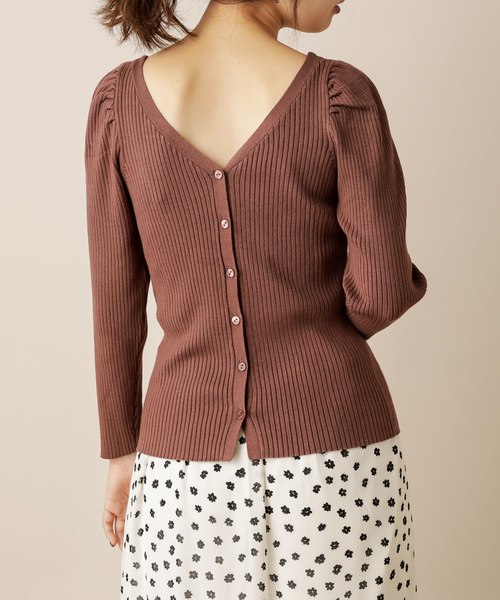 natural couture(ナチュラルクチュール)の「2WAYプリンセスニット(ニット/セーター・レディース・ブラウン/ベージュ/ラベンダー/ピンク・FREE)」の20枚目の写真