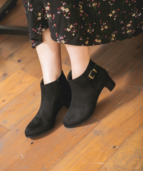 GLOBAL WORK（グローバルワーク）の「らくっションベルトブーツ/847928（ブーツ・レディース・ブラック/ベージュ/レッド/その他/ダークブラウン・SMALL/MEDIUM/LARGE）」の5枚目の写真