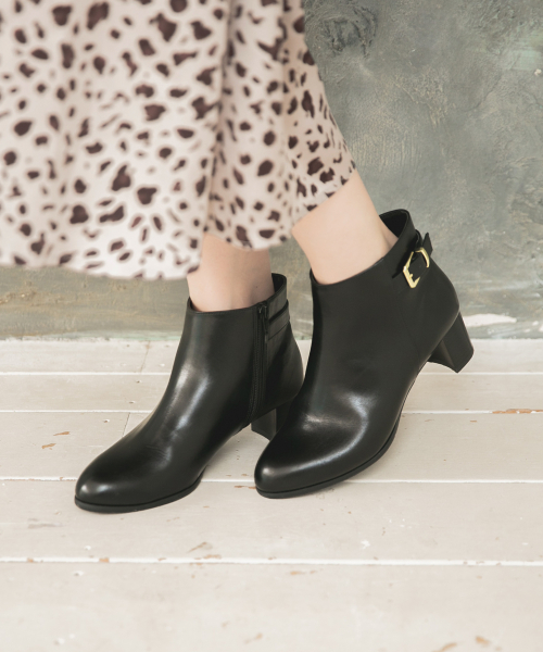 GLOBAL WORK（グローバルワーク）の「らくっションベルトブーツ/847928（ブーツ・レディース・ブラック/ベージュ/レッド/その他/ダークブラウン・SMALL/MEDIUM/LARGE）」の2枚目の写真