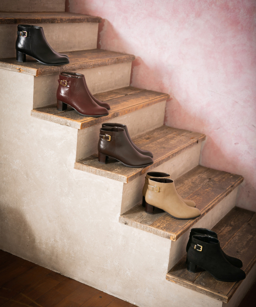 GLOBAL WORK（グローバルワーク）の「らくっションベルトブーツ/847928（ブーツ・レディース・ブラック/ベージュ/レッド/その他/ダークブラウン・SMALL/MEDIUM/LARGE）」の9枚目の写真