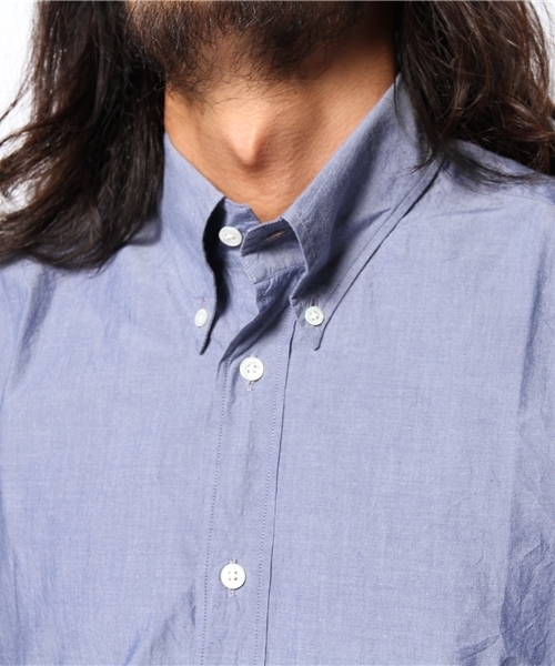 SHIPS JET BLUE（シップスジェットブルー）の「★★JB: カモフラージュ ショートスリーブ BDシャツ（シャツ/ブラウス・メンズ・オフホワイト/オリーブ/ブルー・LARGE/SMALL/MEDIUM）」の8枚目の写真