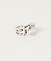 【blatto 925silver】925シルバー　 変形デザイン　リング　フリーサイズ