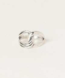【blatto 925silver】925シルバー　 変形デザイン　リング　フリーサイズ