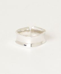【blatto 925silver】925シルバー 変形デザイン リング フリーサイズ