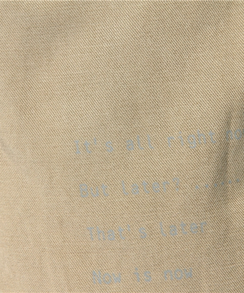 MOUSSY（マウジー）の「BE HERE SHIRTS（シャツ/ブラウス・レディース・カーキ系/ベージュ/ネイビー・FREE）」の9枚目の写真