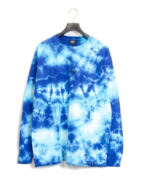 VANS(バンズ)の「VANS/ヴァンズ Tie Dye LSTEE(Tシャツ/カットソー・メンズ・パープル/ブルー/グリーン・M/L)」の1枚目の写真