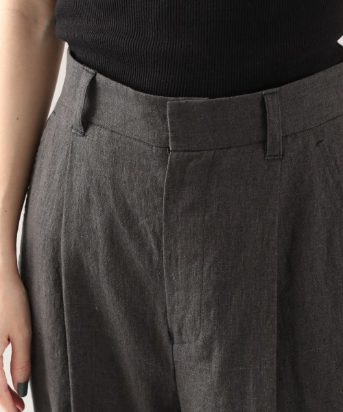 LOWRYS FARM（ローリーズファーム）の「エコＰ／Ｌリラックスパンツ　869155（その他パンツ・レディース・チャコールグレー/ブラウン/ブルー/イエロー/アイボリー/ブラック系その他・MEDIUM/LARGE）」の12枚目の写真