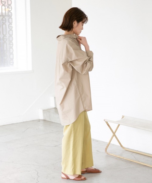 LOWRYS FARM（ローリーズファーム）の「エコＰ／Ｌリラックスパンツ　869155（その他パンツ・レディース・チャコールグレー/ブラウン/ブルー/イエロー/アイボリー/ブラック系その他・MEDIUM/LARGE）」の20枚目の写真