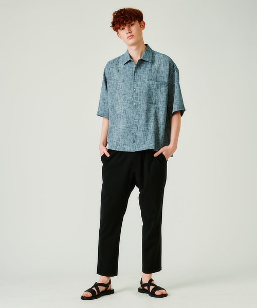 tk.TAKEO KIKUCHI(ティーケータケオキクチ)の「COOL MAX(R)ポリトロイージーパンツ(その他パンツ・メンズ・ブラック/ベージュ/グレー/ブルー/ブラウン系・01/02/03/04)」の19枚目の写真