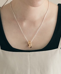 SMELLY | コンビメッキトリプルリングネックレス(ネックレス)