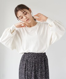 earth music&ecology | オーガニックコットンすきな丈ふわ袖BIGT（チュニック）＊(Tシャツ/カットソー)