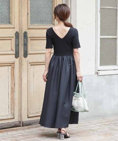 KOBE LETTUCE（コウベレタス）の「前後2WAYボリュームスカートワンピース（ワンピース・レディース・ホワイト系その他/ブルー/ブラック・FREE）」の17枚目の写真