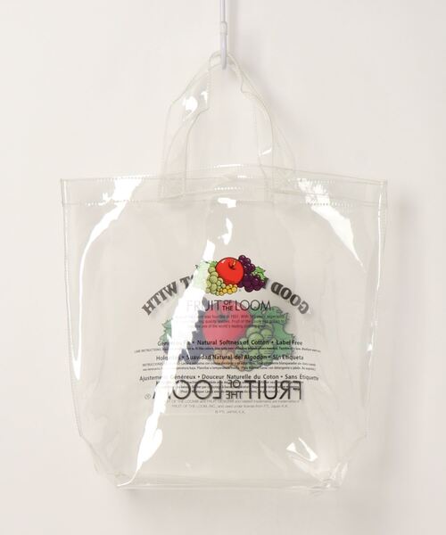 FRUIT OF THE LOOM(フルーツオブザルーム)の「CLEAR TOTE NEX / トートバッグ / クリア / ユニセックス(トートバッグ・レディース・ホワイト・FREE)」の3枚目の写真