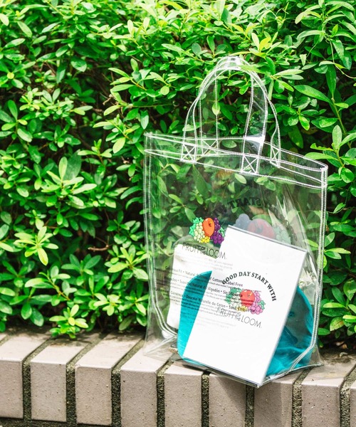 FRUIT OF THE LOOM(フルーツオブザルーム)の「CLEAR TOTE NEX / トートバッグ / クリア / ユニセックス(トートバッグ・レディース・ホワイト・FREE)」の2枚目の写真