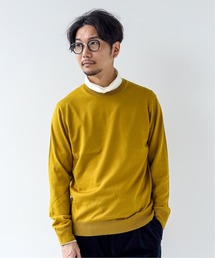 EDIFICE | 16ゲージ クルーネック プルオーバーニット(ニット/セーター)