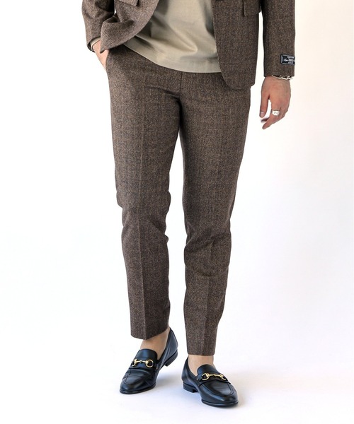 EDIFICE(エディフィス)の「TOPサキソニー パターン テーパードパンツ(その他パンツ・メンズ・ブラック/ブルー/グレー/ブラウン・SMALL/MEDIUM/LARGE/X-LARGE)」の3枚目の写真