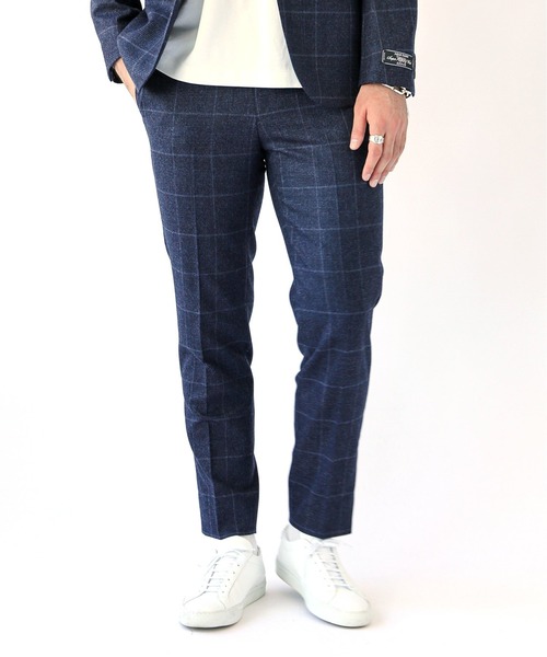 EDIFICE(エディフィス)の「TOPサキソニー パターン テーパードパンツ(その他パンツ・メンズ・ブラック/ブルー/グレー/ブラウン・SMALL/MEDIUM/LARGE/X-LARGE)」の4枚目の写真