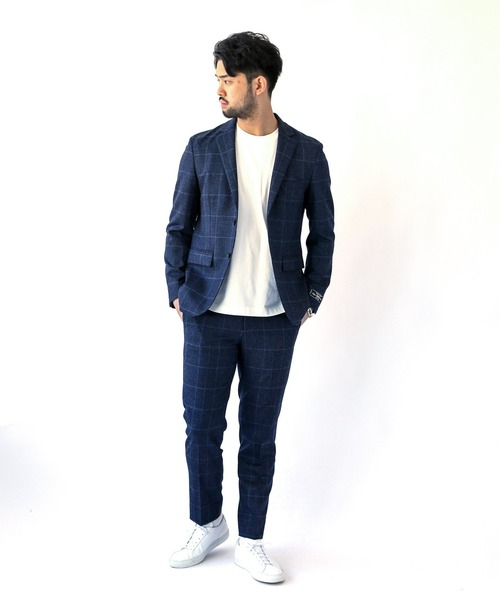 EDIFICE(エディフィス)の「TOPサキソニー パターン テーパードパンツ(その他パンツ・メンズ・ブラック/ブルー/グレー/ブラウン・SMALL/MEDIUM/LARGE/X-LARGE)」の5枚目の写真