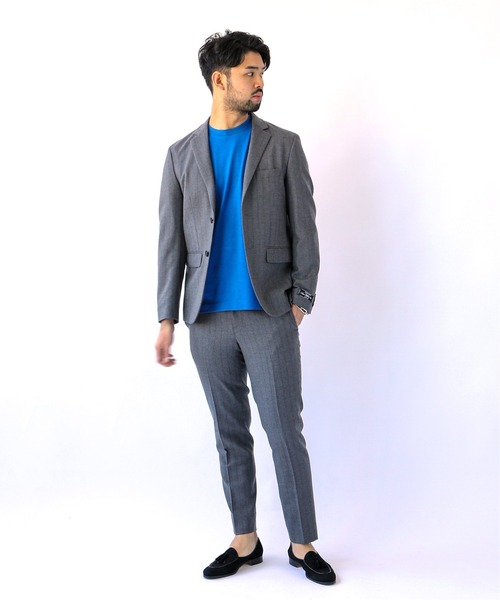 EDIFICE(エディフィス)の「TOPサキソニー パターン テーパードパンツ(その他パンツ・メンズ・ブラック/ブルー/グレー/ブラウン・SMALL/MEDIUM/LARGE/X-LARGE)」の8枚目の写真