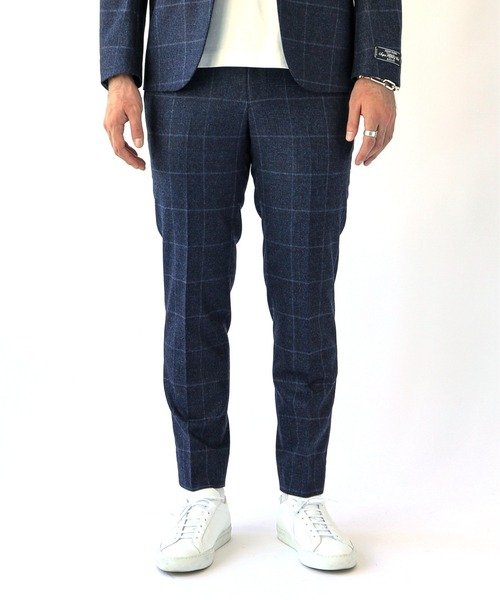 EDIFICE(エディフィス)の「TOPサキソニー パターン テーパードパンツ(その他パンツ・メンズ・ブラック/ブルー/グレー/ブラウン・SMALL/MEDIUM/LARGE/X-LARGE)」の9枚目の写真