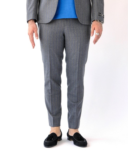 EDIFICE(エディフィス)の「TOPサキソニー パターン テーパードパンツ(その他パンツ・メンズ・ブラック/ブルー/グレー/ブラウン・SMALL/MEDIUM/LARGE/X-LARGE)」の17枚目の写真